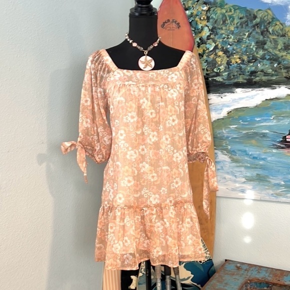 Shore, Lux Gold Threaded,Completely Lined Dress, Absolutely Gorgeous, Size XS - Picture 3 of 12